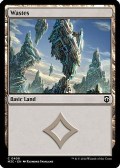 Wastes (Ripple Foil) (408) [Modern Horizons 3 Commander] foil - Deck Out Gaming