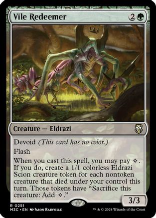 Vile Redeemer (Ripple Foil) (251) [Modern Horizons 3 Commander] foil - Deck Out Gaming