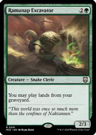 Ramunap Excavator (Ripple Foil) (241) [Modern Horizons 3 Commander] foil - Deck Out Gaming