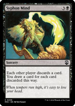Syphon Mind (Ripple Foil) (206) [Modern Horizons 3 Commander] foil - Deck Out Gaming