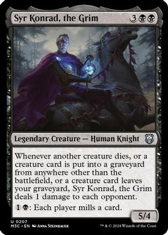 Syr Konrad, the Grim (Ripple Foil) (207) [Modern Horizons 3 Commander] foil - Deck Out Gaming