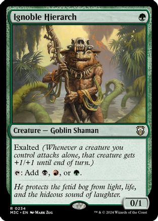 Ignoble Hierarch (Ripple Foil) (234) [Modern Horizons 3 Commander] foil - Deck Out Gaming