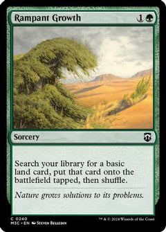 Rampant Growth (Ripple Foil) (240) [Modern Horizons 3 Commander] foil - Deck Out Gaming