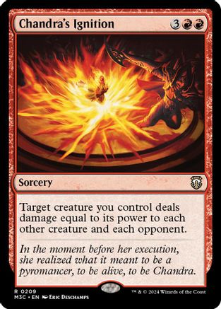 Chandra's Ignition (Ripple Foil) (209) [Modern Horizons 3 Commander] foil - Deck Out Gaming