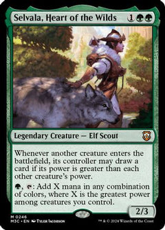 Selvala, Heart of the Wilds (Ripple Foil) (246) [Modern Horizons 3 Commander] foil - Deck Out Gaming