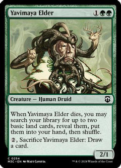 Yavimaya Elder (Ripple Foil) (254) [Modern Horizons 3 Commander] foil - Deck Out Gaming