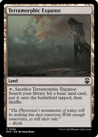 Terramorphic Expanse (Ripple Foil) (394) [Modern Horizons 3 Commander] foil - Deck Out Gaming