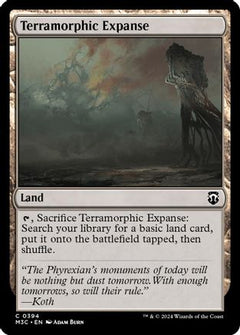 Terramorphic Expanse (Ripple Foil) (394) [Modern Horizons 3 Commander] foil - Deck Out Gaming