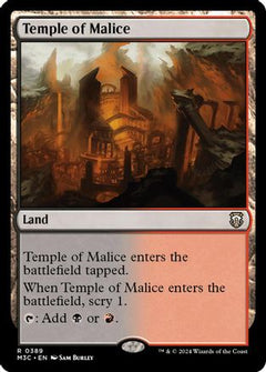 Temple of Malice (Ripple Foil) (389) [Modern Horizons 3 Commander] foil - Deck Out Gaming