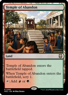 Temple of Abandon (Ripple Foil) (385) [Modern Horizons 3 Commander] foil - Deck Out Gaming