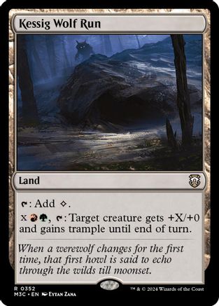 Kessig Wolf Run (Ripple Foil) (352) [Modern Horizons 3 Commander] foil - Deck Out Gaming