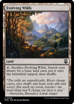 Evolving Wilds (Ripple Foil) (340) [Modern Horizons 3 Commander] foil - Deck Out Gaming