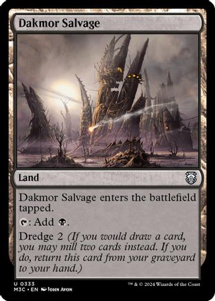 Dakmor Salvage (Ripple Foil) (333) [Modern Horizons 3 Commander] foil - Deck Out Gaming