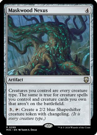 Maskwood Nexus (Ripple Foil) (299) [Modern Horizons 3 Commander] foil - Deck Out Gaming