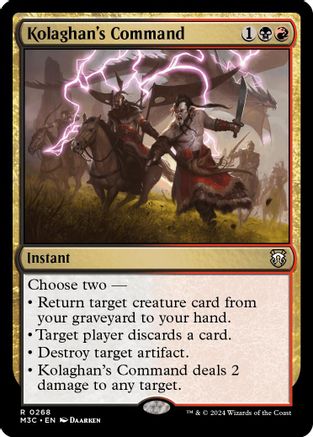 Kolaghan's Command (Ripple Foil) (268) [Modern Horizons 3 Commander] foil - Deck Out Gaming