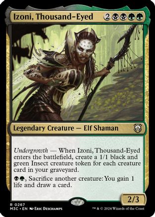 Izoni, Thousand-Eyed (Ripple Foil) (267) [Modern Horizons 3 Commander] foil - Deck Out Gaming
