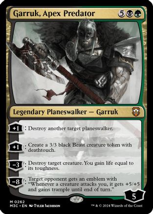 Garruk, Apex Predator (Ripple Foil) (262) [Modern Horizons 3 Commander] foil - Deck Out Gaming