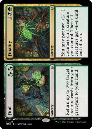 Find // Finality (Ripple Foil) (261) [Modern Horizons 3 Commander] foil - Deck Out Gaming