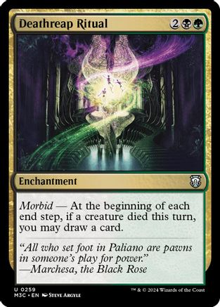 Deathreap Ritual (Ripple Foil) (259) [Modern Horizons 3 Commander] foil - Deck Out Gaming