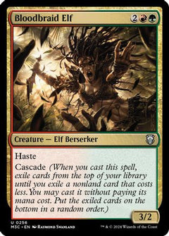 Bloodbraid Elf (Ripple Foil) (256) [Modern Horizons 3 Commander] foil - Deck Out Gaming