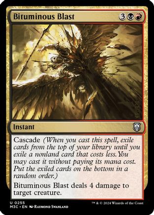 Bituminous Blast (Ripple Foil) (255) [Modern Horizons 3 Commander] foil - Deck Out Gaming
