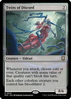 Twins of Discord (Ripple Foil) (37) [Modern Horizons 3 Commander] foil - Deck Out Gaming