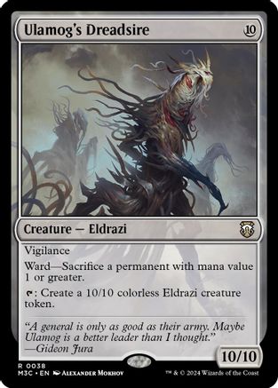 Ulamog's Dreadsire (Ripple Foil) (38) [Modern Horizons 3 Commander] foil - Deck Out Gaming