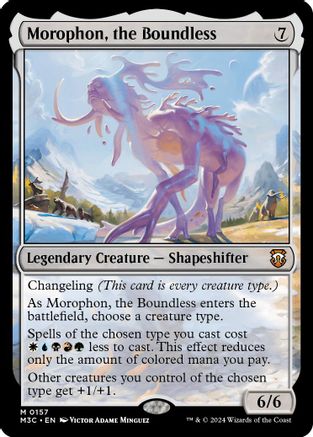 Morophon, the Boundless (Ripple Foil) (157) [Modern Horizons 3 Commander] foil - Deck Out Gaming