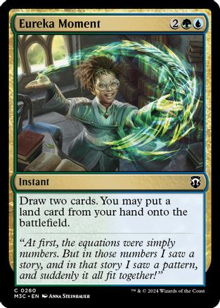 Eureka Moment (Ripple Foil) (260) [Modern Horizons 3 Commander] foil - Deck Out Gaming