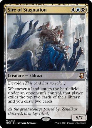 Sire of Stagnation (Ripple Foil) (272) [Modern Horizons 3 Commander] foil - Deck Out Gaming
