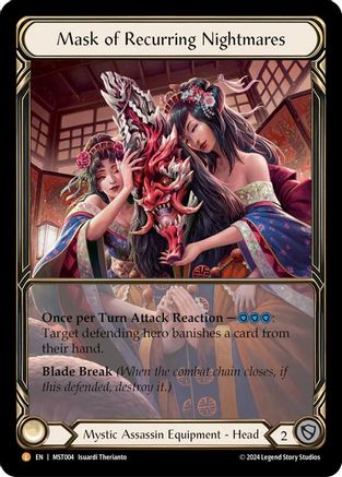 Mask of Recurring Nightmares (Extended Art) (MST004) [Part the Mistveil] Cold Foil - Deck Out Gaming