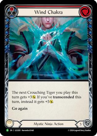 Wind Chakra - LGS265 (LGS265) [Flesh and Blood: Promo Cards] Cold Foil - Deck Out Gaming