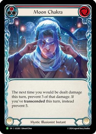 Moon Chakra - LGS263 (LGS263) [Flesh and Blood: Promo Cards] Cold Foil - Deck Out Gaming