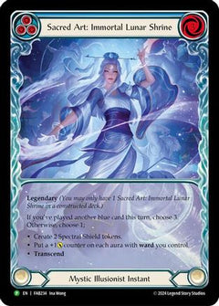 Sacred Art: Immortal Lunar Shrine - FAB234 (FAB234) [Flesh and Blood: Promo Cards] Rainbow Foil - Deck Out Gaming