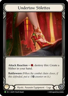 Undertow Stilettos - LGS270 (LGS270) [Flesh and Blood: Promo Cards] Rainbow Foil - Deck Out Gaming