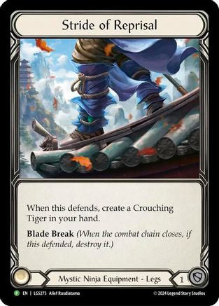 Stride of Reprisal - LGS273 (LGS273) [Part the Mistveil] Rainbow Foil - Deck Out Gaming