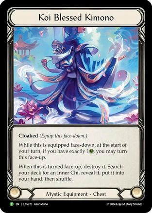 Koi Blessed Kimono - LGS275 (LGS275) [Flesh and Blood: Promo Cards] Rainbow Foil - Deck Out Gaming