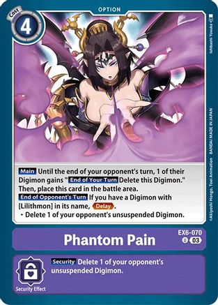 Phantom Pain (EX6-070) [Infernal Ascension]