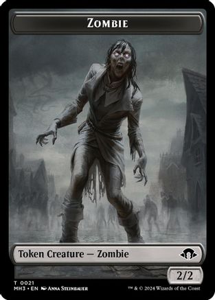 Zombie // Insect (0027) Double-Sided Token (21) [Modern Horizons 3] - Deck Out Gaming