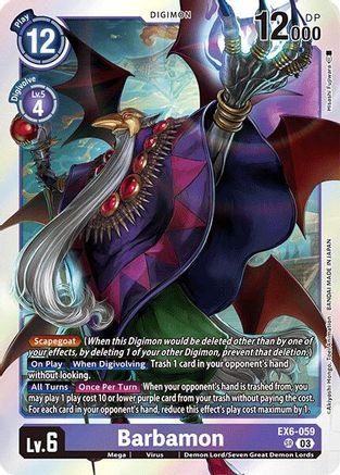 Barbamon (EX6-059) [Infernal Ascension] Foil - Deck Out Gaming