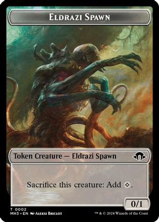 Eldrazi Spawn // Food Double-Sided Token (2) [Modern Horizons 3] foil - Deck Out Gaming