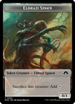 Eldrazi Spawn // Moonfolk Double-Sided Token (2) [Modern Horizons 3] foil - Deck Out Gaming