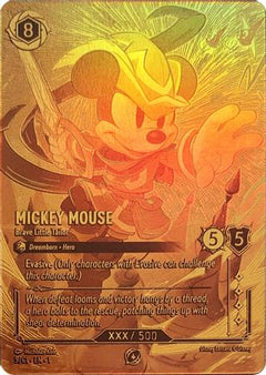Mickey Mouse - Brave Little Tailor (Serial Numbered) (5) [Disney Lorcana Promo Cards] Holofoil - Deck Out Gaming