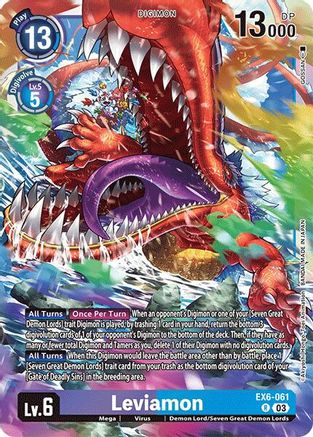 Leviamon (EX6-061) [Infernal Ascension] Foil - Deck Out Gaming