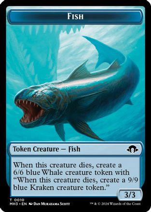 Fish Token (10) [Modern Horizons 3] - Deck Out Gaming