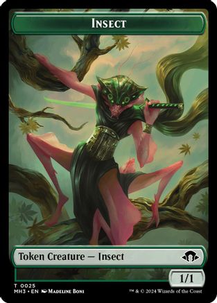 Insect Token (0025) (25) [Modern Horizons 3] - Deck Out Gaming