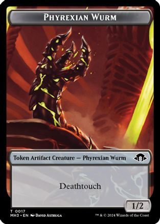 Phyrexian Wurm (0017) // Energy Reserve Double-Sided Token (17) [Modern Horizons 3] - Deck Out Gaming