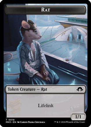 Rat // Energy Reserve Double-Sided Token (19) [Modern Horizons 3] - Deck Out Gaming