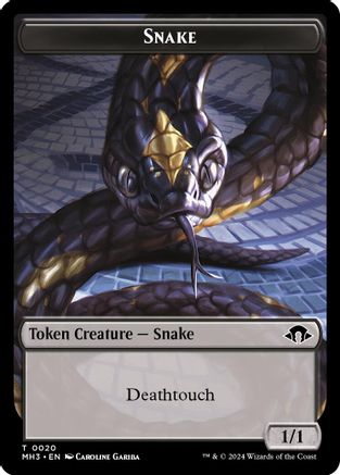 Snake Token (20) [Modern Horizons 3] - Deck Out Gaming