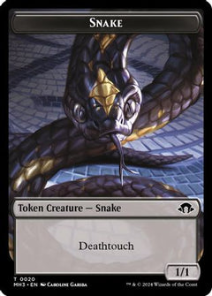 Snake // Energy Reserve Double-Sided Token (20) [Modern Horizons 3] - Deck Out Gaming